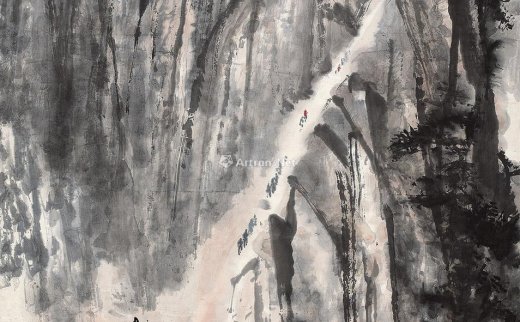 石鲁
                                                                                                                                                0926 
                            自古华山一条路 镜心 设色纸本 -中国嘉德国际拍卖有限公司