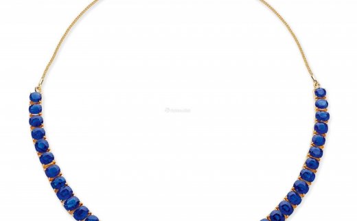 --                            4899 
                            总重约79.25克拉天然未经加热缅甸皇家蓝蓝宝石项链 -中国嘉德国际拍卖有限公司