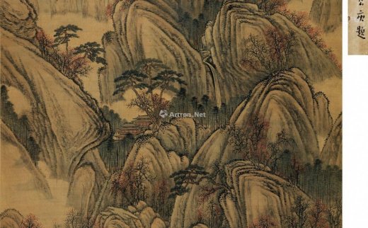 唐岱
                                                                                                                                                1158 
                            己巳（1749年）作 仿关仝秋山图 立轴 设色绢本 -中国嘉德国际拍卖有限公司
