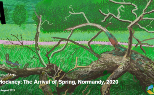 “春天到来，诺曼底，2020”大卫·霍克尼新展