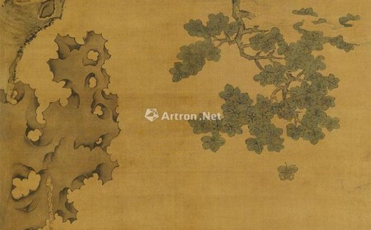 陈洪绶（1598～1652）
                                                                                                                                                *0702 
                            桐下授教图 立轴 绢本 -北京匡时国际拍卖有限公司