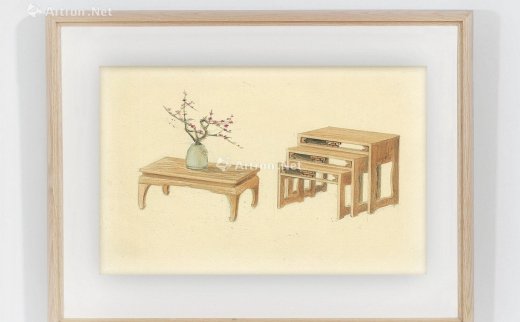 张光宇（1900～1965）
                                                                                                                                                2009 
                            1950年代初 匡几腊梅 纸本水彩 -北京匡时国际拍卖有限公司