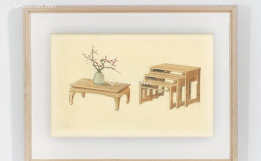 张光宇（1900～1965）
                                                                                                                                                2009 
                            1950年代初 匡几腊梅 纸本水彩 -北京匡时国际拍卖有限公司