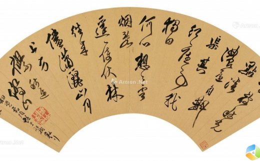 傅山（1605～1690）
                                                                                                                                                *0849 
                            草书五言诗 镜心 纸本 -北京匡时国际拍卖有限公司