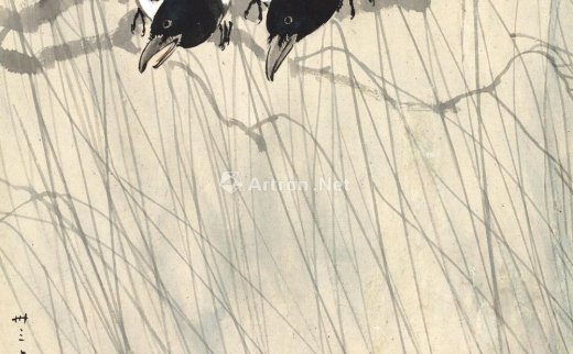 徐悲鸿（1895～1953）
                                                                                                                                                *0279 
                            1944年作 双喜 镜心 纸本 -北京匡时国际拍卖有限公司