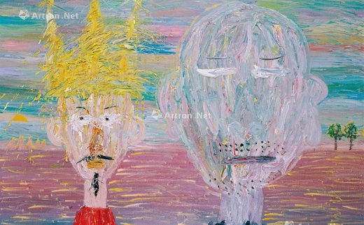 欧阳春（b.1974）
                                                                                                                                                2114 
                            2005年作 暴君和僧侣 布面油画 -北京匡时国际拍卖有限公司