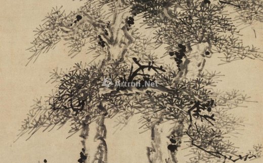 李方膺（1695～1755）
                                                                                                                                                *1577 
                            1752年作 松苓图 镜心 纸本 -北京匡时国际拍卖有限公司