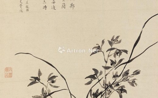 蒋廷锡（1669～1732）
                                                                                                                                                *1536 
                            1720年作 蕙兰图 立轴 纸本 -北京匡时国际拍卖有限公司