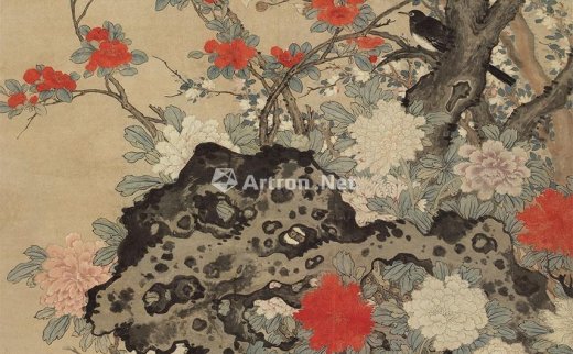 邹一桂（1686～1772）
                                                                                                                                                *1537 
                            玉堂富贵 立轴 纸本 -北京匡时国际拍卖有限公司