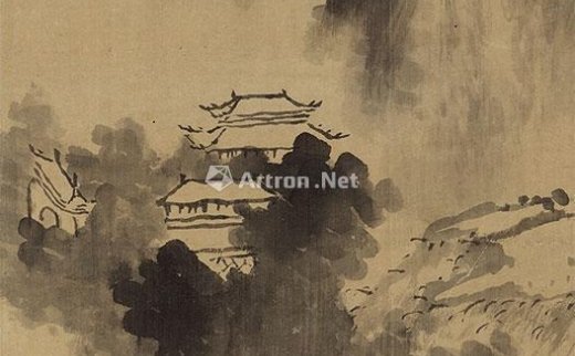 杨文骢（1597～1645）
                                                                                                                                                *1541 
                            云山墨戏 立轴 绢本 -北京匡时国际拍卖有限公司