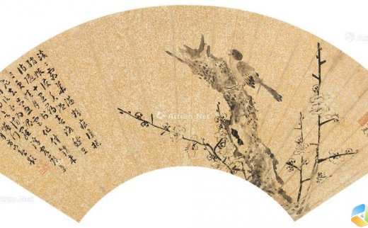 柳如是（1618～1664）
                                                                                                                                                *1525 
                            1649年作 梅雀图 镜心 纸本 -北京匡时国际拍卖有限公司