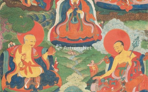--                            *3750 
                            十八世纪 五罗汉唐卡 -北京匡时国际拍卖有限公司