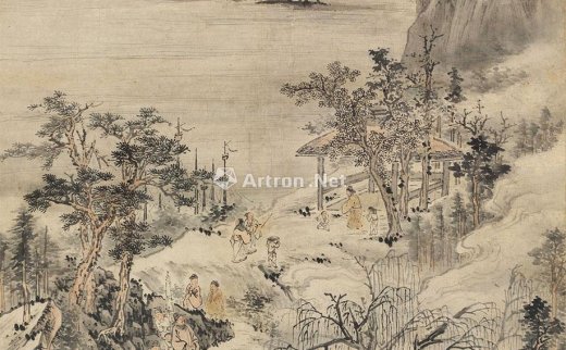 沈周
                                        （款）                                                                                                        *1599 
                            壮行图 立轴 纸本 -北京匡时国际拍卖有限公司