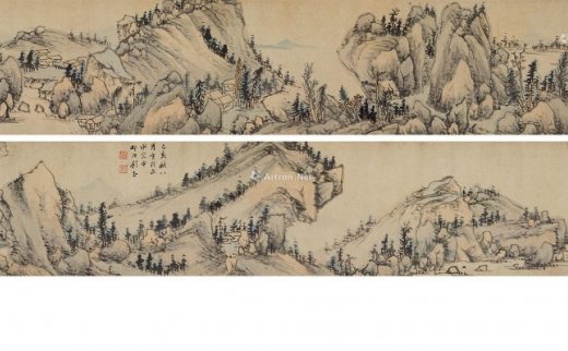 顾知（17世纪）
                                                                                                                                                *1619 
                            1635年作 江山无尽 手卷 纸本 -北京匡时国际拍卖有限公司