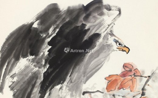 陈雄立（b.1939）
                                                                                                                                                0572 
                            1990年作 展翅 镜心 纸本 -北京匡时国际拍卖有限公司