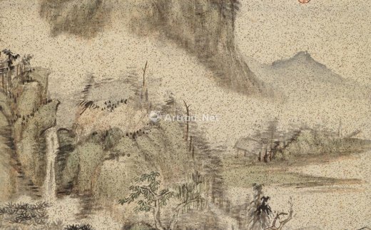 顾沄（1835～1896）
                                                                                                                                                *0931 
                            1896年作 江光帆影 立轴 纸本 -北京匡时国际拍卖有限公司