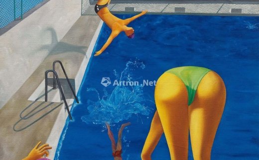 宋永红（b.1966）
                                                                                                                                                2723 
                            1998年作 泳池 布面油画 -北京匡时国际拍卖有限公司