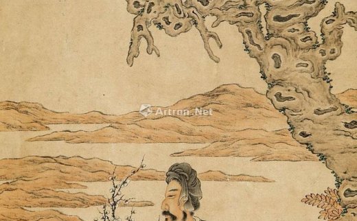 【拍卖价格】                                                                                    陈洪绶（1599～1652）
                                                                                                                                                0880 
                            1649年作 赏梅图 立轴 设色纸本