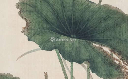 【拍卖价格】                                                                                    田世光（1916～1999）
                                                                                                                                                0543 
                            1944年作 荷花翠鸟 立轴 设色绢本